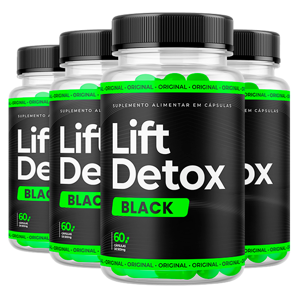 Lift Detox Black 4 Potes – Acelere seu Metabolismo de Maneira Natural e Eficaz